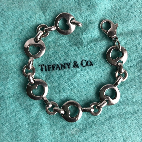 Tiffany & Co. Jewelry Tiffany Co Stencil Heart Bracelet Poshmark